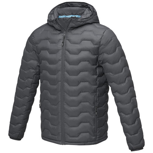 Veste Homme duvet isotherme personnalisée Petalite Gris storm